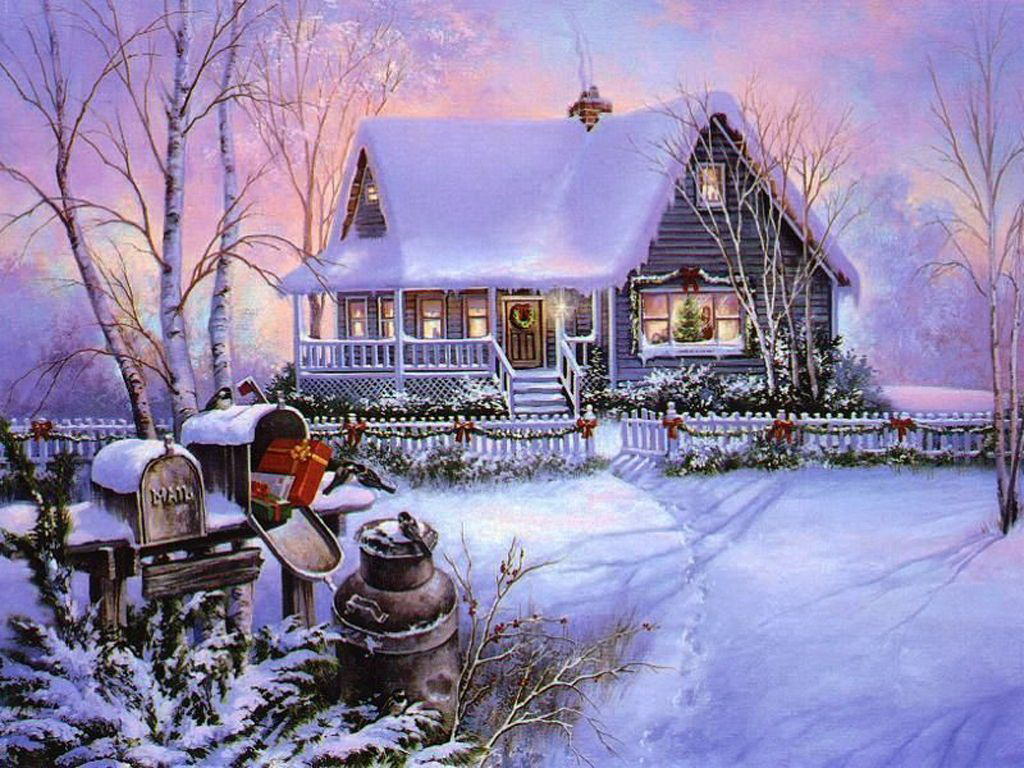 Зимние Картинки Красивые Новогодние С Пожеланиями