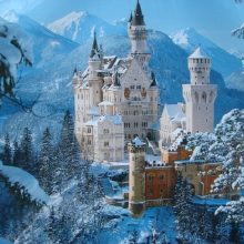 Красивые картинки замки (35 фото)