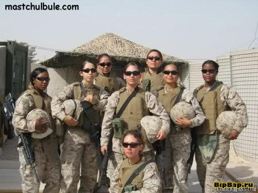 Девушки, служащие в армии США