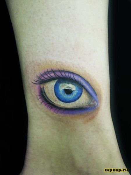 Жуткие татуировки глаз