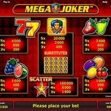 Особенности игры в Мега Джокер