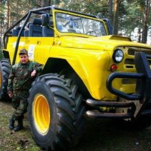 Прикольные самодельные автомобили (21 фото)