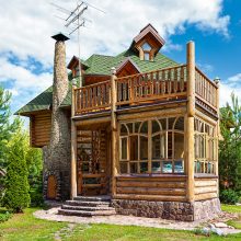 Красивые деревянные дома. (11 фото)