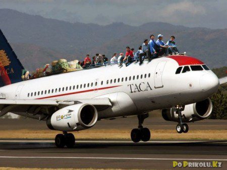 Смешные картинки про полет на самолете