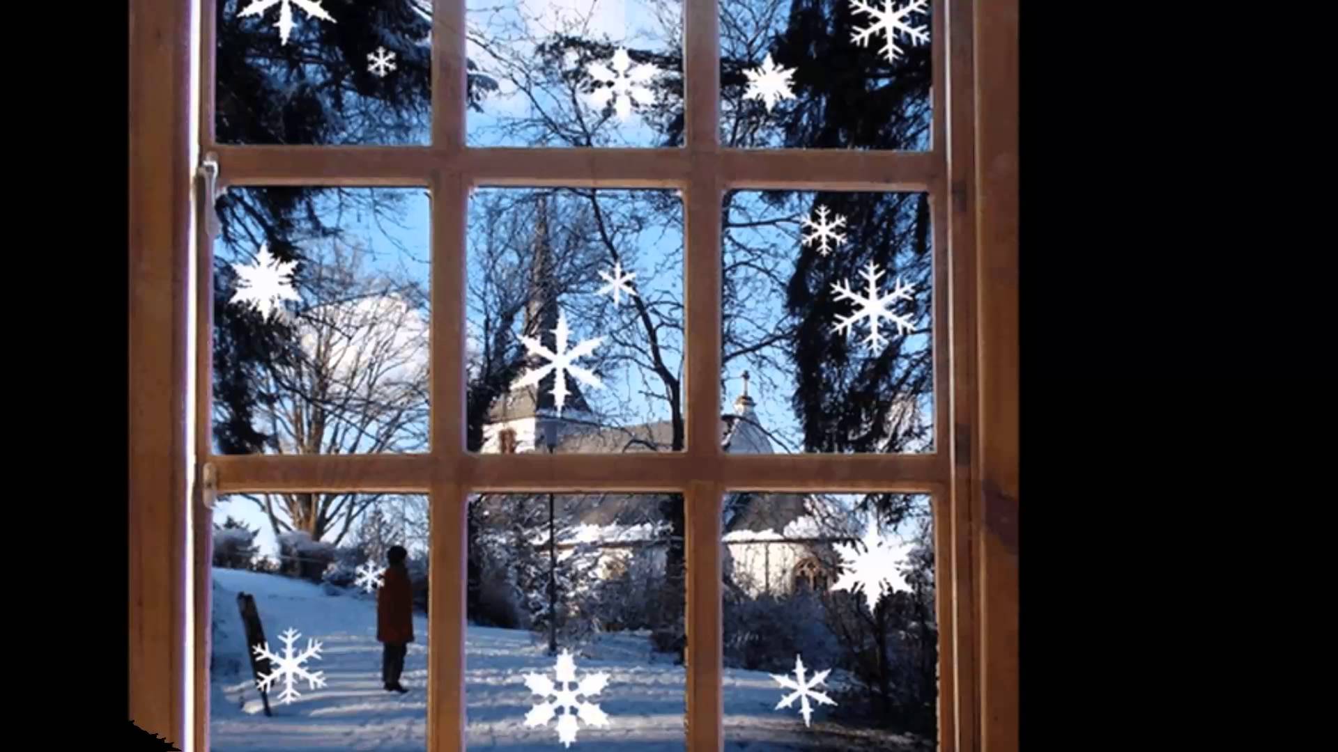 Снежинки на окна