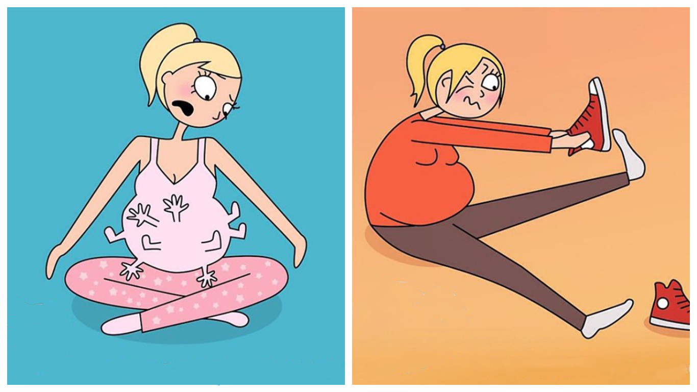 Прикол про беременность. Смешные картинки про беременных. Карикатуры на беременных. Беременность карикатура. Смешные картинки про беременность.