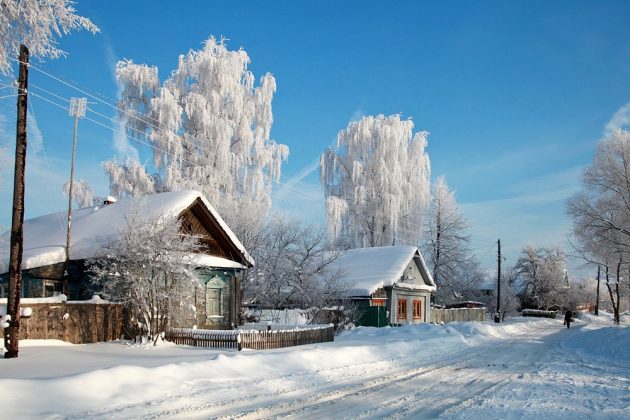 Летняя ночь в деревне фото