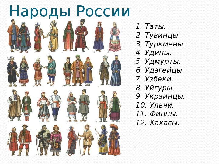 Народы россии картинки