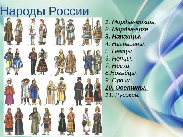 Народы россии фото с названиями