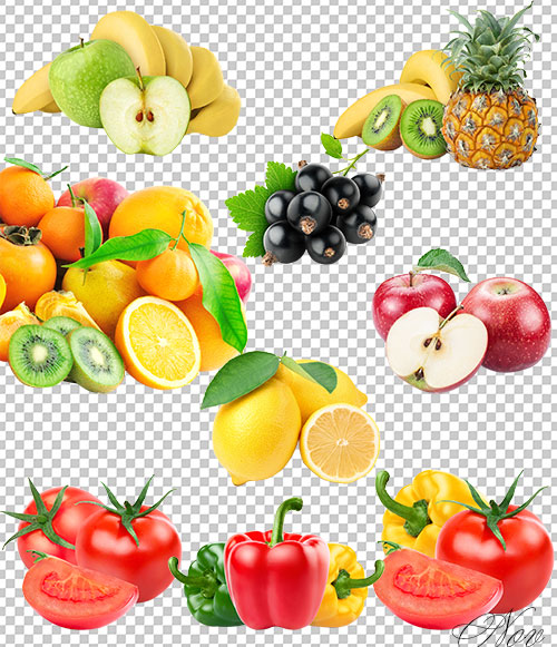 Фон фрукты овощи ягоды