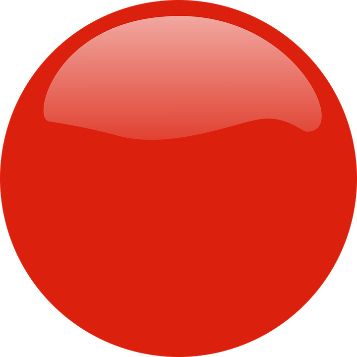 Знак красный круг на синем фоне