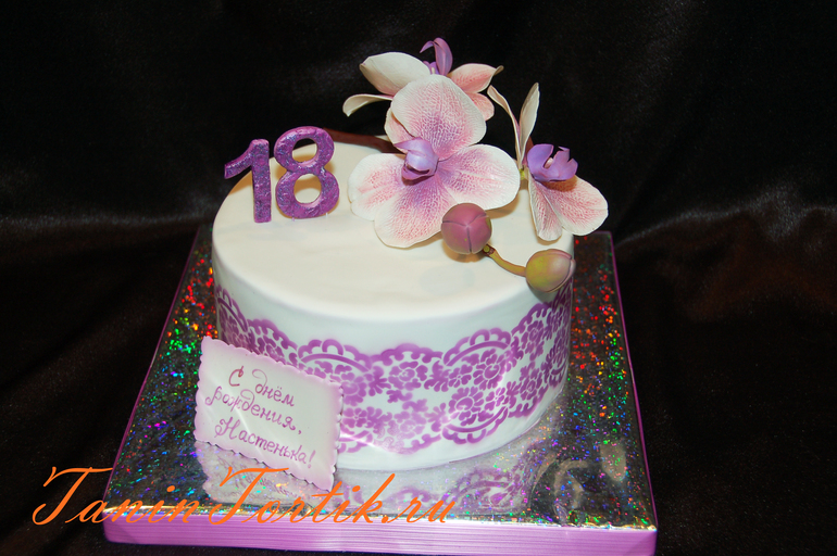 Дизайн торта для девушки на 30 лет