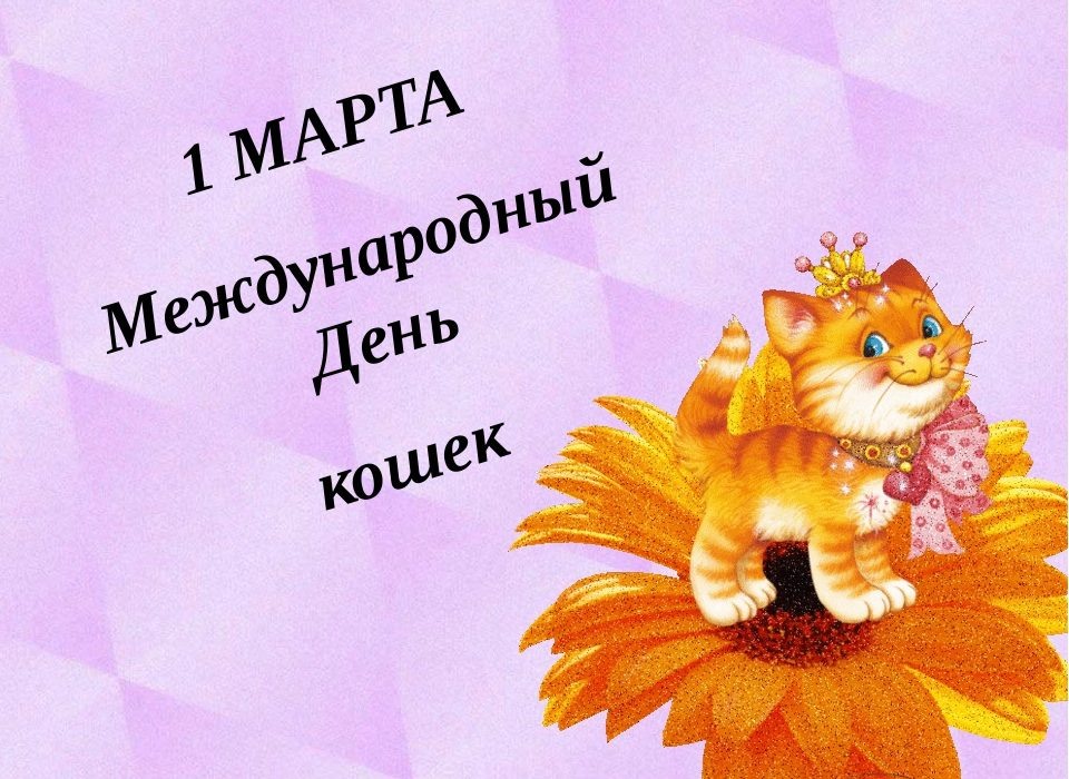 1 марта день кошек картинки