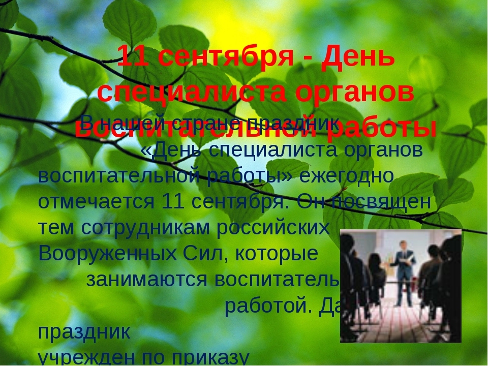 День воспитательной работы. День специалиста органов воспитательной. Специалиста органов воспитательной работы. День специалиста органов воспитательной работы вс. 11 Сентября день специалиста органов воспитательной работы.