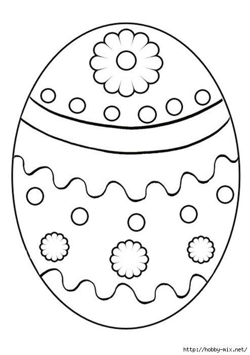 Картинки пасхальные яйца для детей рисунки