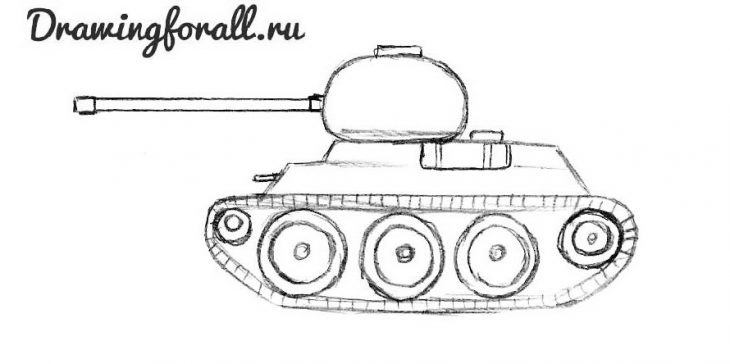 Картинки танков для срисовки