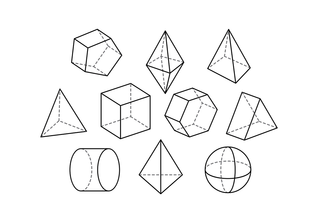 Картинка призма геометрическая фигура для детей