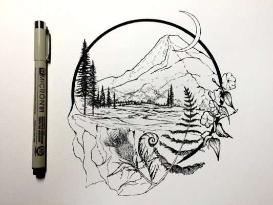 Легкие рисунки рисовать ручкой