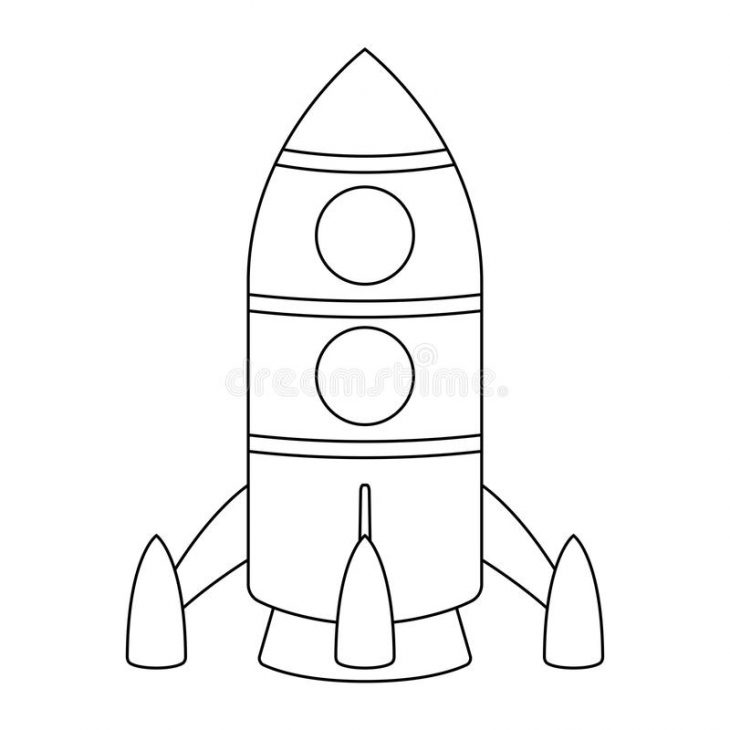 Ракета рисунок 3 класс