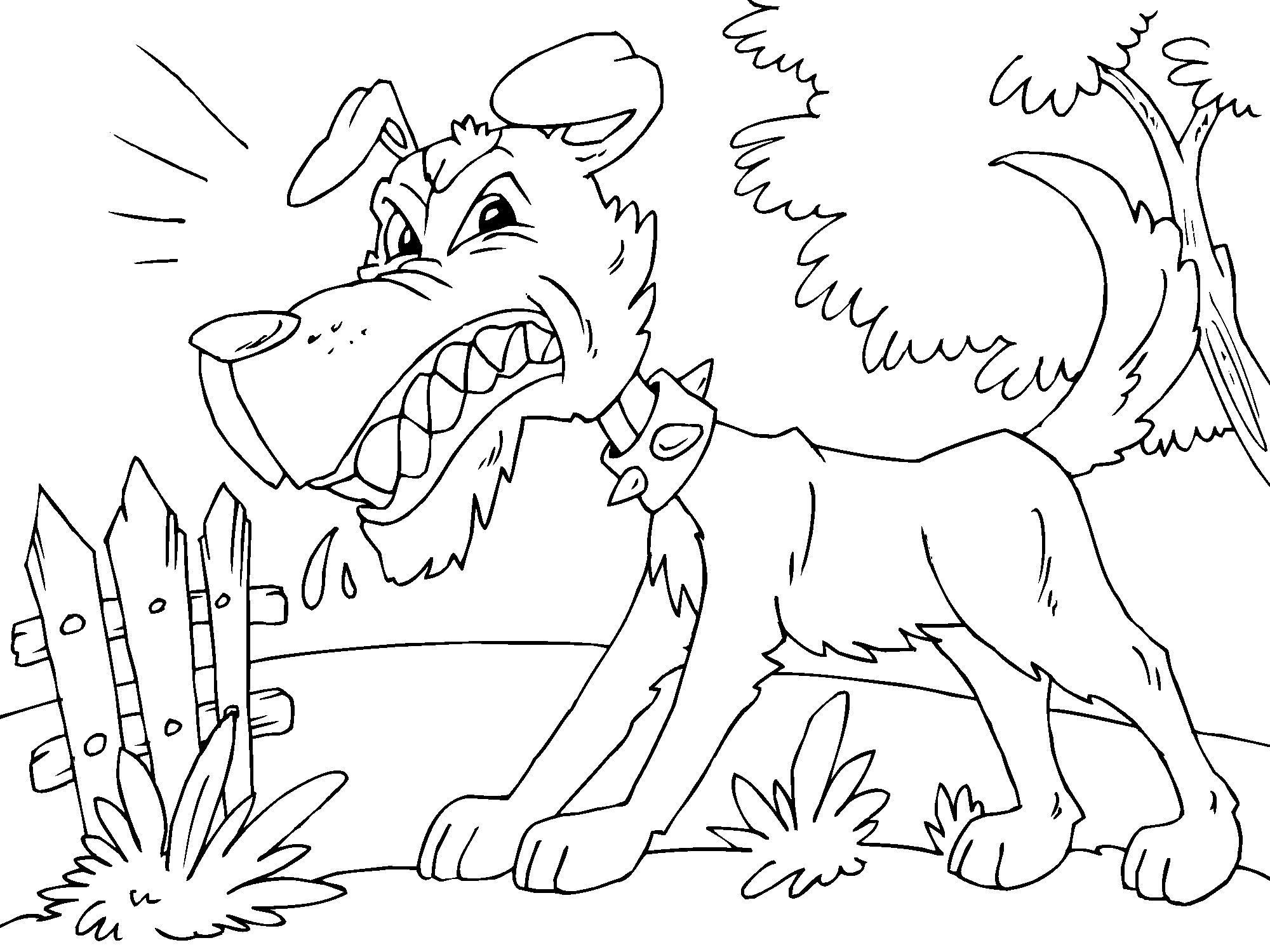 Картинки для срисовки злые собаки (18 фото) 🔥 Прикольные картинки и юмор