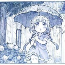 Рисунки карандашом для начинающих девушка с зонтом (15 фото)