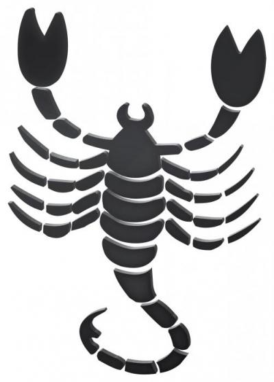 Простые рисунки для рисования скорпион