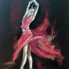 Рисунки для срисовки танцующей девочки (32 фото)