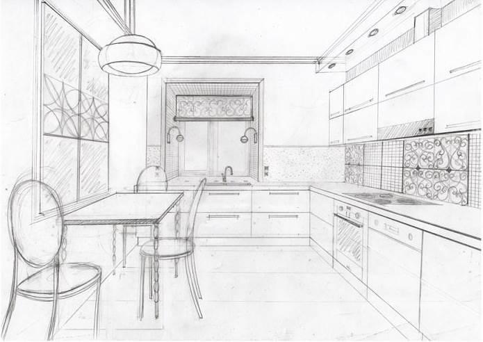 Рисуем кухню онлайн