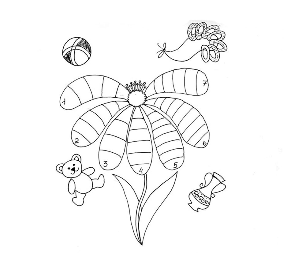 Рисунок цветик семицветик раскраска
