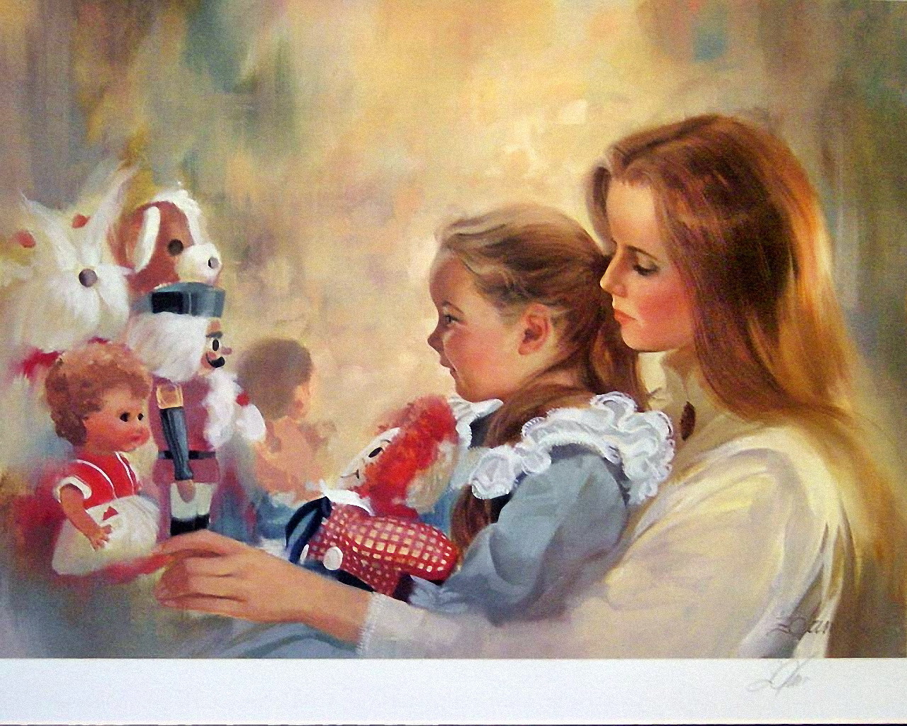 Мать и ребенок арт