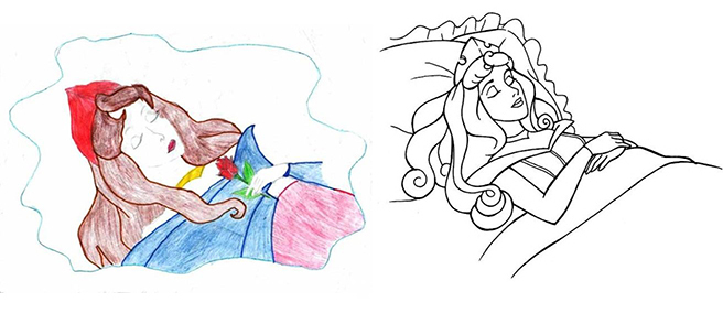 Рисунки карандашом "Спящая красавица" (30 фото ...
