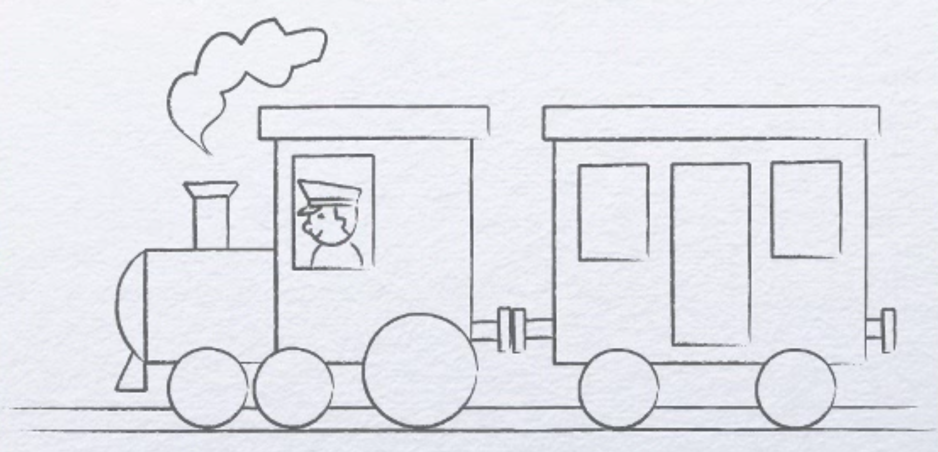 Как нарисовать пассажирский вагон
