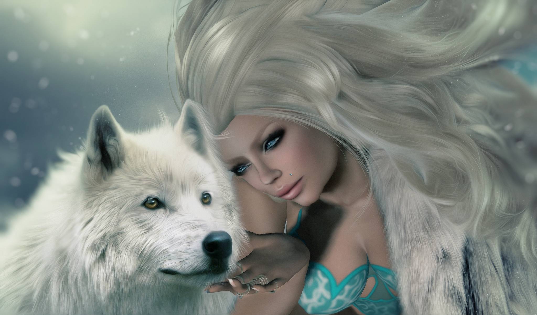 Блондинка и волк