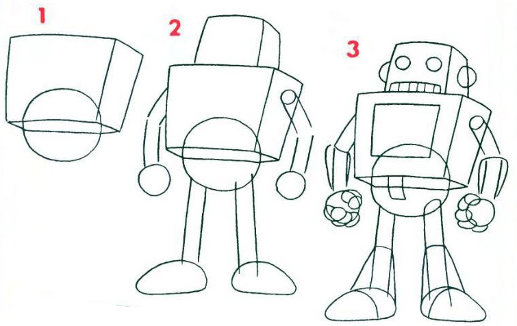 Робот рисунок 2 класс