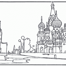 Рисунки Кремля в Москве карандашом (17 фото)