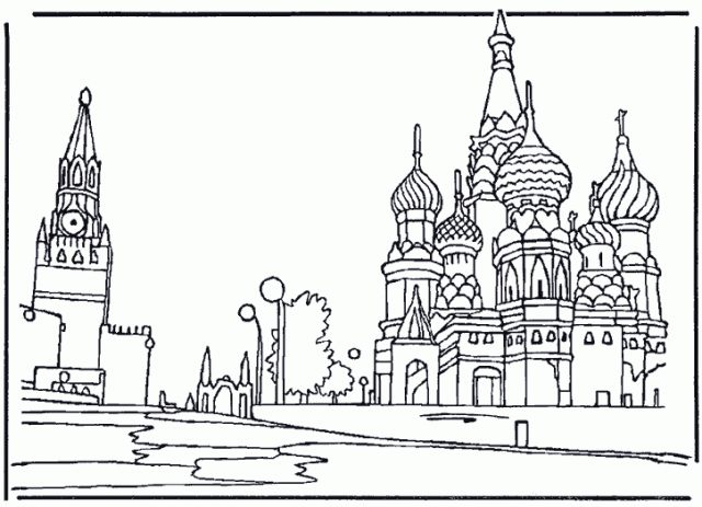 Иллюстрация Спасская башня... в стиле книжная графика, реализм | Illustrators.ru