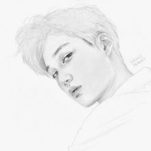 Рисунки для срисовки k-pop (17 фото)