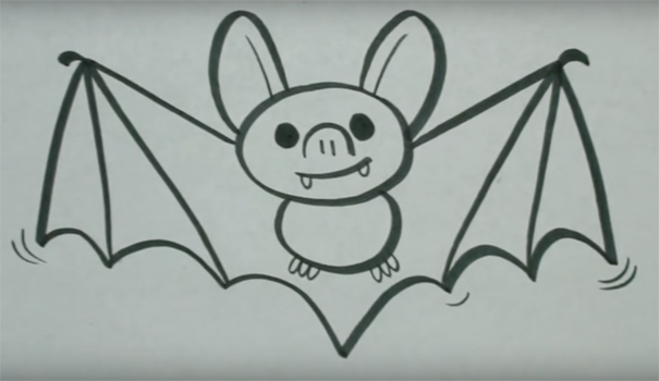 Рисунки для срисовки летучая мышь (16 фото) 🔥 Прикольные картинки и юмор