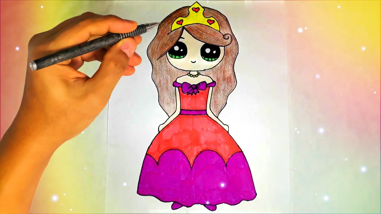 Маленькая принцесса рисунок