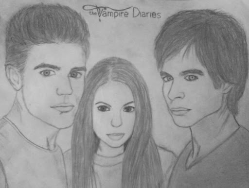 Desenhos The Vampire Diaries  Дневники вампира, Вампиры