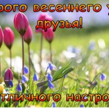 Пожелания доброго весеннего дня (47 фото)