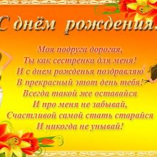 Пожелания подруге на день рождения (32 фото)