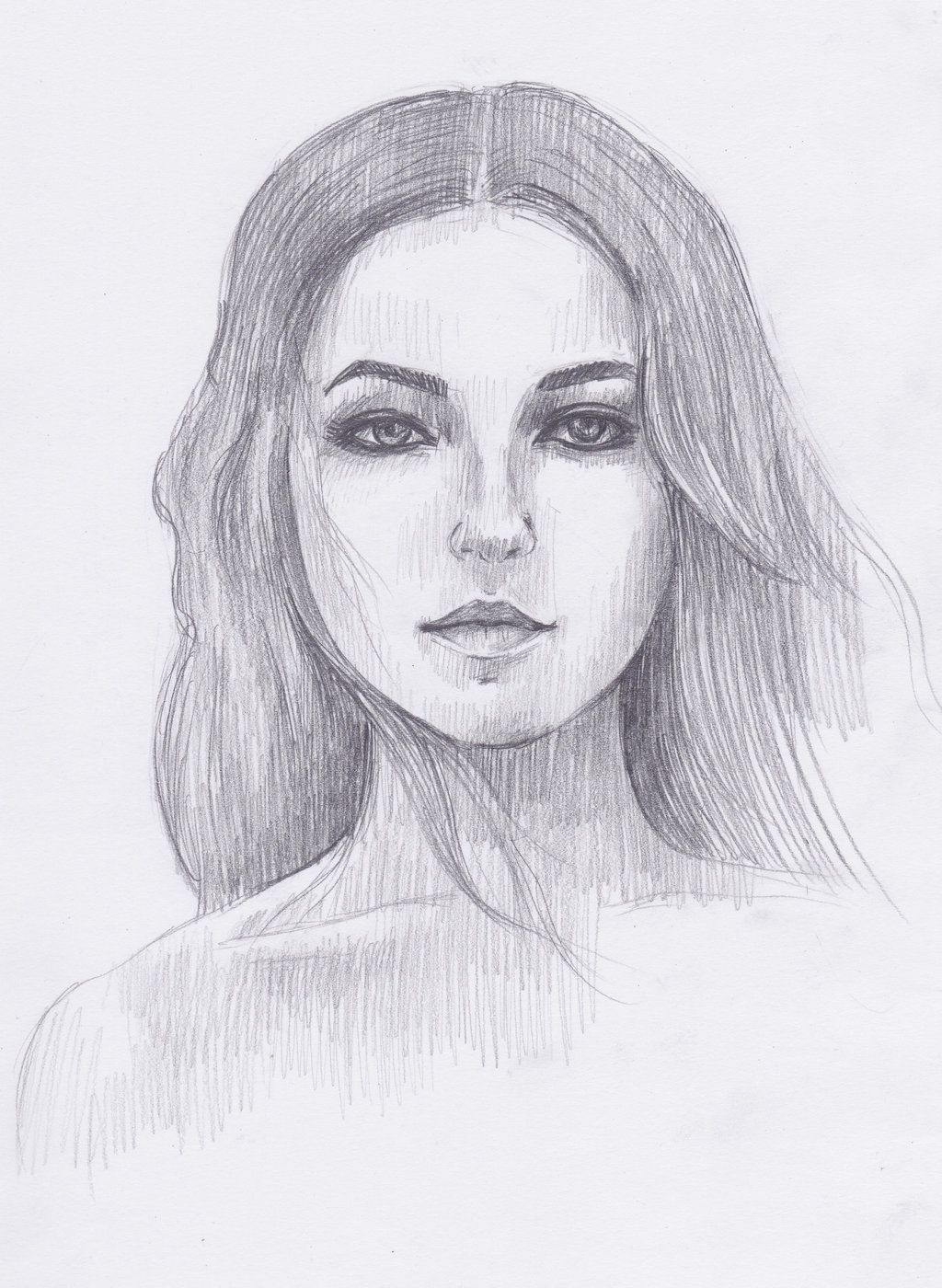 Картинка женщина карандашом. Портрет девушки каранд. Портрет карандашом. Рисунок девушки карандашом. Нарисовать портрет карандашом.