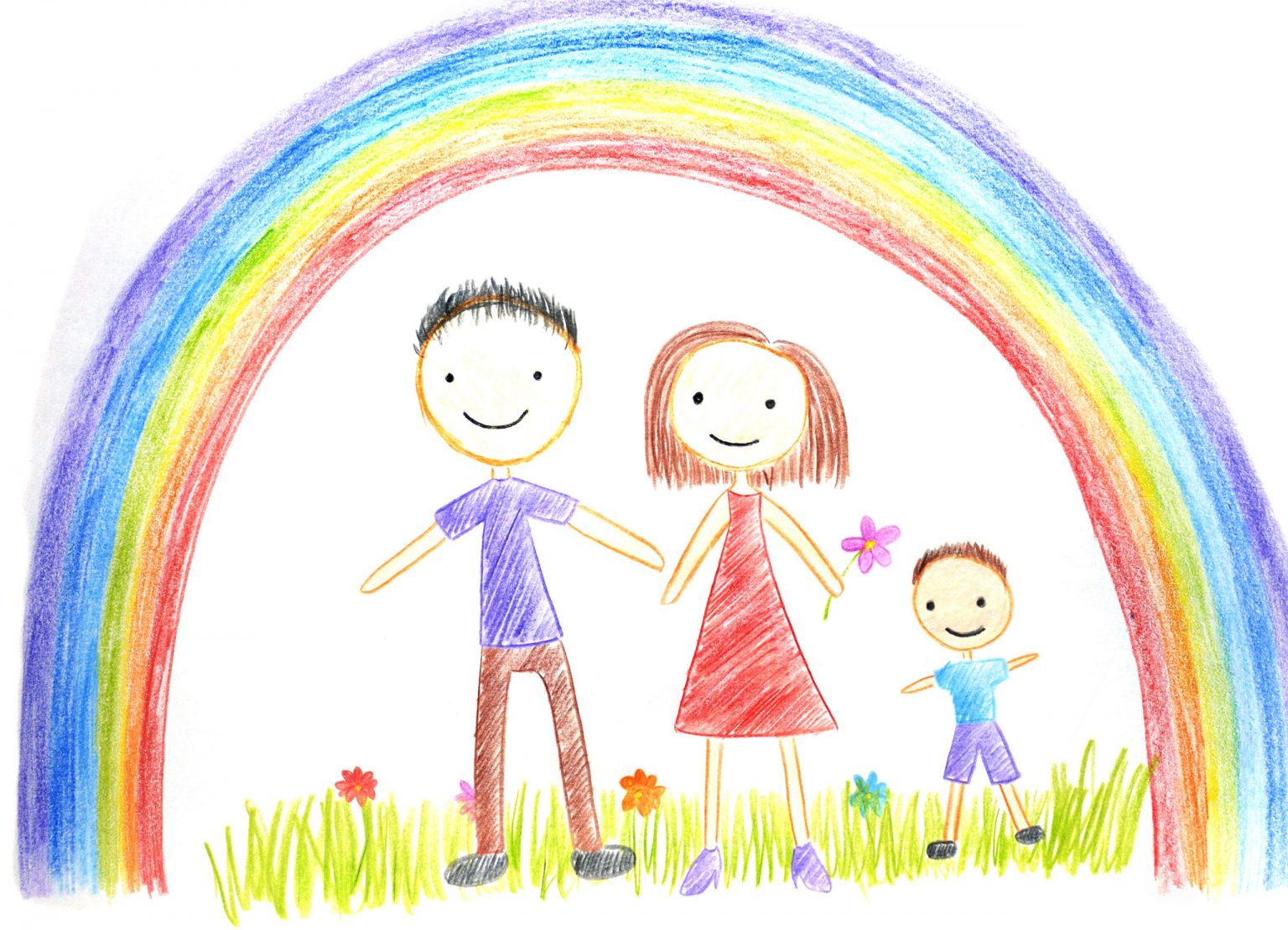 Рисунок семьи ребенка 4 лет
