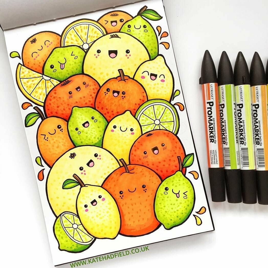 Картинки фрукты арт