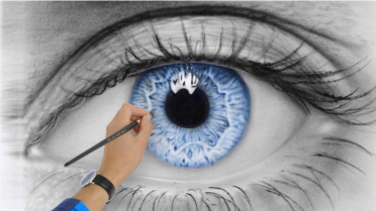 Глаз человека рисунок