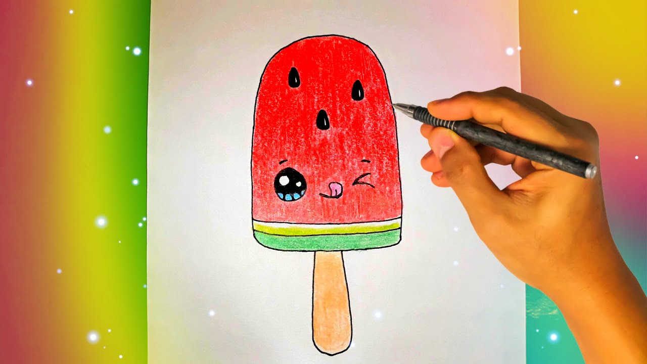 Рисовать рисунки мороженое