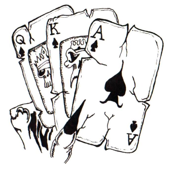 Рисунки карандашом на бумаге карты покер (17 фото) 🔥 Прикольные