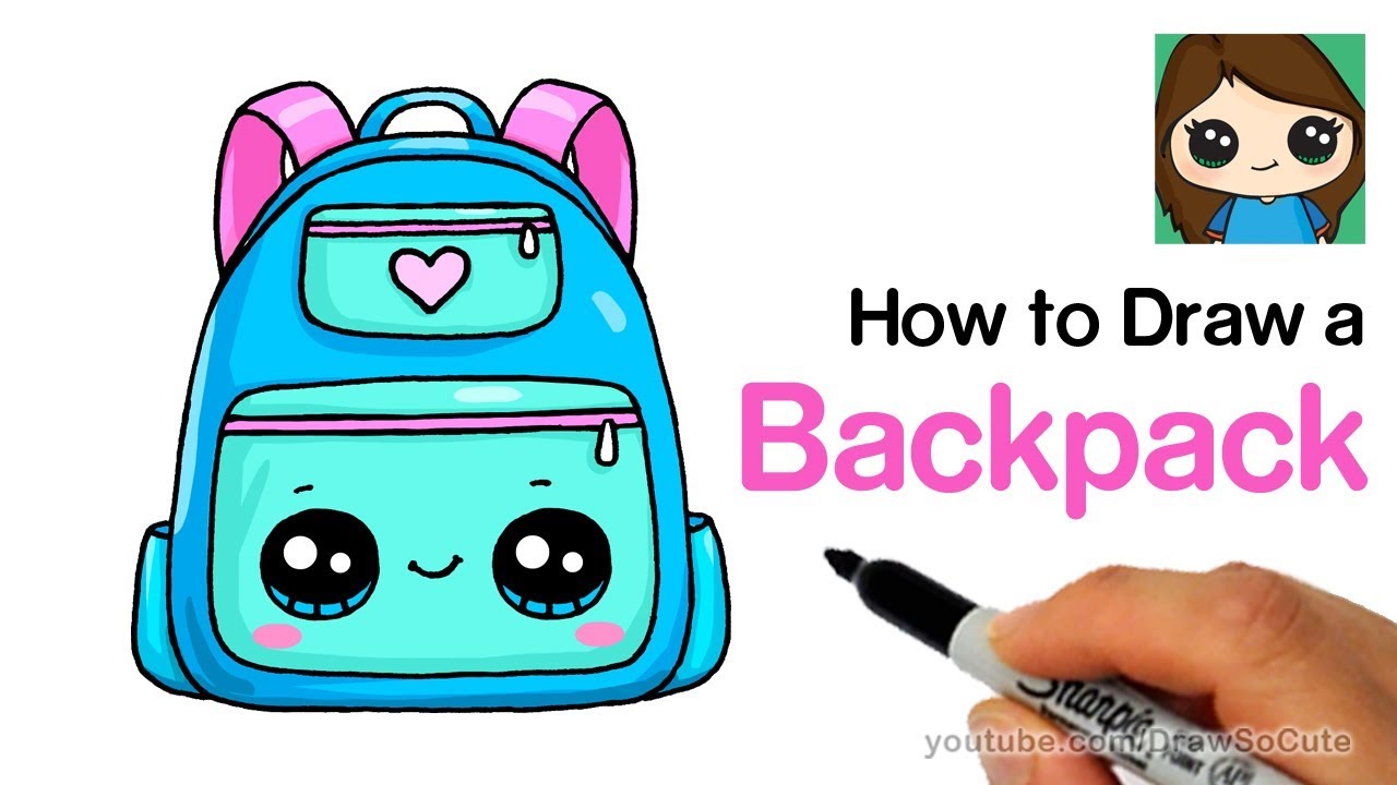 Draw pack. Каваи рюкзак рисунки. Кавайные рисунки back to School. Кавайные рюкзаки рисунки. Кавайные рюкзак нарисовать.