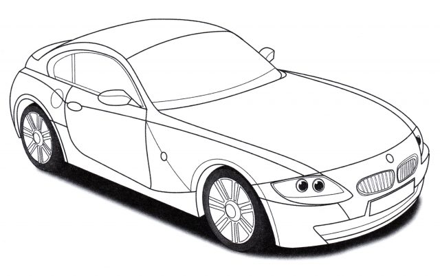 Рисунки карандашом автомобиля БМВ (27 фото) 🔥 Прикольные картинки и юмор